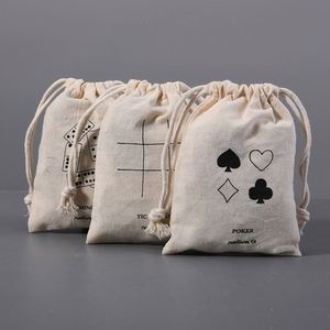 Dust-Proof Security Custom Printed Cotton <b>Drawstring</b> Jewelry Storage Pouch for Necklaces-Gift - Product Image 1