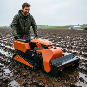 Tondeuse à gazon diesel Euro5 télécommandée, poids 600 kg, pour la sécurité des terrains de prison - Product Image 5