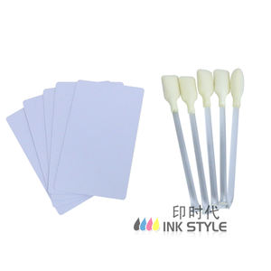 Kit de nettoyage ACL001 compatible avec la tête d'impression <span class=keywords><strong>Evolis</strong></span> Primacy Zenius <span class=keywords><strong>Elypso</strong></span> Badgy100 - Product Image 3