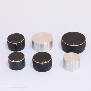 Bán hàng nhôm điều khiển âm lượng âm thanh núm 6mm núm tùy chỉnh Mixer chiết kim loại Knob cap - Product Image 3