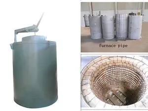 China Laag Smeltpunt Non-Ferro Metalen Smeltkroes Smelten Warmte Behoud Oven Voor Babbitt Metaal