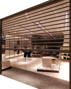 Commerciale Porta Avvolgibile Trasparente Shopfront di Plastica di rotolamento cancello Automatico Trasparente Lastra di policarbonato rotola in su Porte - Product Image 1