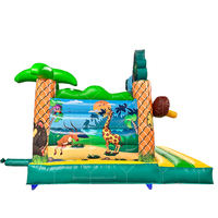 Maison gonflable commerciale de rebond de château d'enfants et château plein d'entrain sautant de toboggan d'eau pour le divertissement