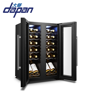 Celulares de vidro freestand refriger refrigeradores porta dupla vinho refrigerador - Product Image 3