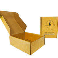 Low MOQ Wellpappe recycelbar Logo Pink Papier Versand kartons für kleine Unternehmen Geschenk verpackung Schuhe Kleidung Socken Post Mailer