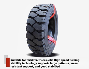 צמיגים חדשים למלגזות במפעל, דגמים 18X7-8, 28*9-15, 650-10, 21*8-9, צמיגים מלאים בעלי ביצועים גבוהים לציוד הרמה וטרקטורים. - Product Image 3