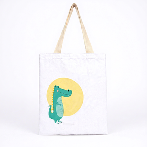 Sac fourre-tout personnalisé imprimé, sac de courses en coton imprimé, sac fourre-tout réutilisable imprimé, sac de courses avec logo personnalisé, promotionnel - Product Image 1