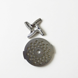 Kit de Repuesto para Picadora de Carne de Acero Inoxidable, Cuchilla con Orificio Hexagonal de 8.2 mm + Plato de 54 mm (Orificio de 5 mm) para <span class=keywords><strong>Moulinex</strong></span> HV Tefal - Product Image 4
