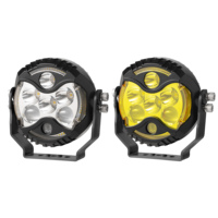 Phare de travail LED 7 pouces 100W à éclairage latéral, projecteur combiné large faisceau et spot pour voiture, camion, tout-terrain