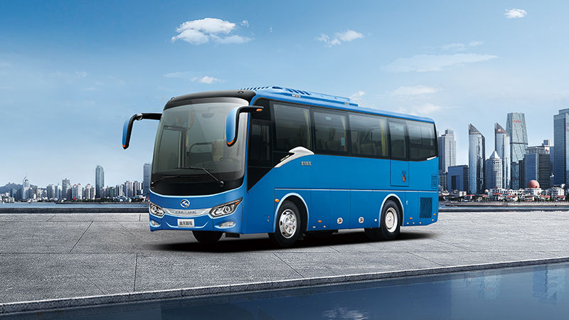 33 ที่นั่ง รถโดยสารประจำทางดีเซล รถโค้ช ไม่มีกระจกมองหลังไฟฟ้าบริเวณจุดบอด 0