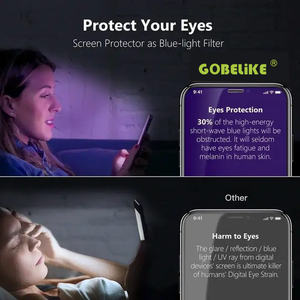 <span class=keywords><strong>Protection</strong></span> d'écran mate anti-lumière bleue pour <span class=keywords><strong>iPhone</strong></span> 12 13 14 Pro Max 14 Plus - Product Image 2