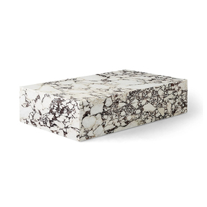 Table en marbre moderne sur mesure pour salon, hôtel, cuisine - Design Calacatta naturel poli de luxe, résistant à l'eau - Product Image 6