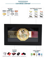 Design créatif artisanat cadeaux médailles trophées personnalisés Qatar cadeaux pièces commémoratives