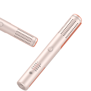 Wireless PTC Heating LCD Temperature Display Aluminum Mini <strong>Travel</strong> Flat <strong>Iron</strong> Type C Cordless Rechargeable Curling <strong>Iron</strong> - Product Image 1