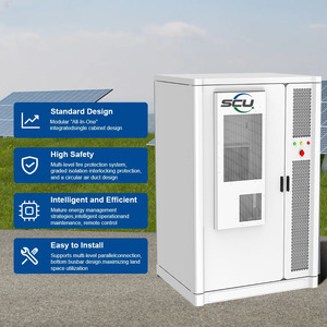Armoire de stockage d'énergie à batterie SCU100kw 215kwh 300kWh, système de stockage d'énergie industriel et commercial (BESS), batteries au lithium LiFePO4 768V 280Ah - Product Image 1