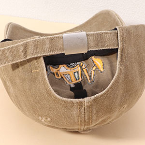 Cappello da Cowboy Vintage lavato in cotone con ricamo Design escavatore per ragazzi e ragazze di età compresa tra 2 e 8 anni - Product Image 5