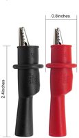 Professional Electric Testing Work 1000V 10A Alligator Clip Test Kit Banana Test Lead Probe Pure Copper Conductor