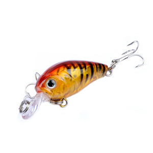Vente en gros 4.5CM/4G Kit de leurres de pêche avec boîte en plastique mélange multiple Minnow Crankbait dur leurre Wobbler Set - Product Image 6