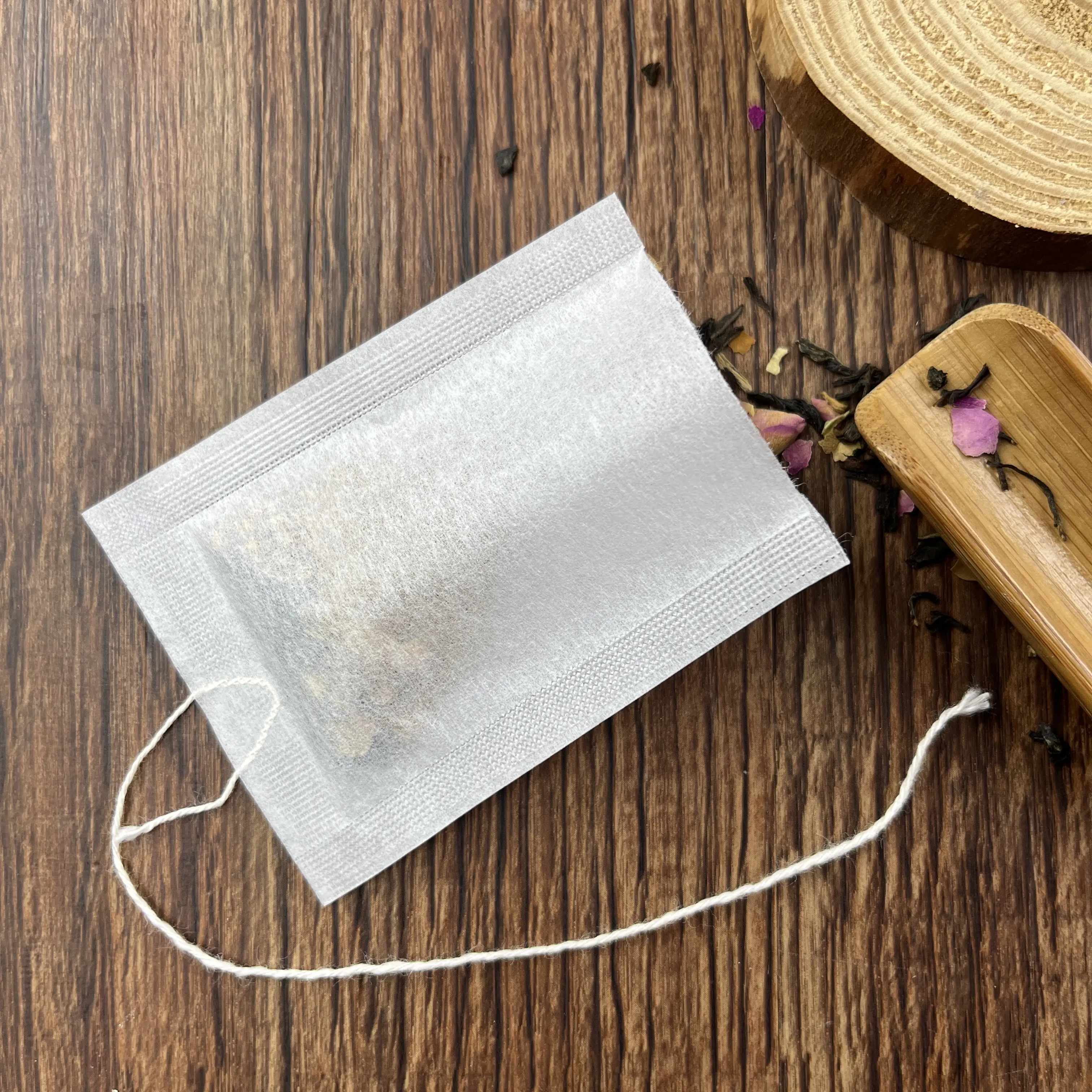 Sachets de thé vides Sachets de thé en vrac aux herbes Sachets de thé en tissu en papier filtre à cordon