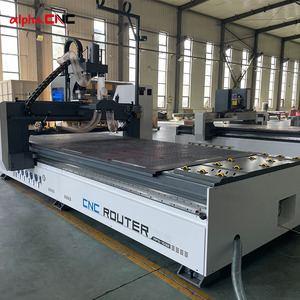 Routeur CNC multifonctionnel 1325 ATC pour la sculpture sur bois, production automatique <span class=keywords><strong>de</strong></span> portes d'armoires, machine <span class=keywords><strong>de</strong></span> fraisage CNC ATC pour le bois - Product Image 3