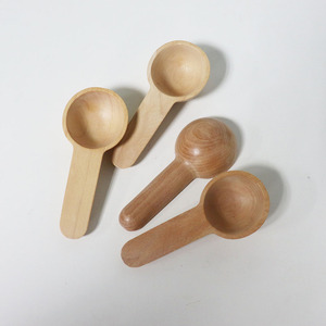Cuillère doseuse en bois jetable de 10 g pour le thé, le café, le <span class=keywords><strong>sel</strong></span>, le sucre, le miel, cuillères en bois, vente en gros, logo personnalisé - Product Image 4