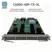 Nuevo Módulo de Cobre Cisco C6800-48P-TX-XL Catalyst 6800 Original de 48 Puertos 10/100/1000T con DFC4XL Integrado, Capacidad de Tela de 160 Gbps Máx.