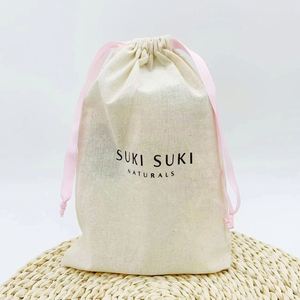 Luxury Organic Cotton Drawstring <b>Bag</b> Custom Logo Printed Eco-friendly Natural Recycled <b>Dust</b> Soap Jewelry Gift Shopping <b>Bags</b> - Product Image 1
