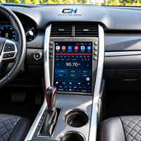 Untuk Ford Edge 2009-2013 Android 15 Layar Vertikal Gaya Tesla 12.1 Inci Stereo Mobil Octa Core CarPlay Android Auto GPS 4G WiFi