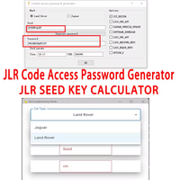 Generador de Contraseñas de Acceso Codificado JLR, Software de Calculadora de Semillas JLR para el Modo de Ingeniería SDD de JLR, Sin Limitaciones de Uso