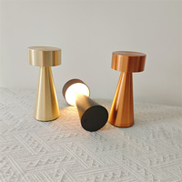 Lampe de table sans fil moderne rechargeable à commande tactile, alimentée par courant continu, pour restaurant, hôtel, table à manger