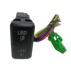 Modificación multifuncional de 21,9*32,6mm del interruptor de doble botón LED