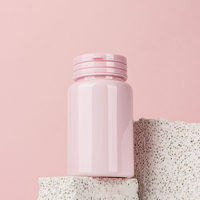 120ml 200ml Rose PET Cylindre Bouteille de Médecine Pot Vide Capsules D'impression Numérique Poudre pour Suppléments De Soins De Santé | Usine