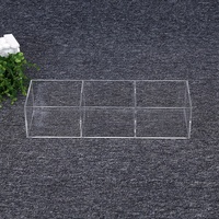 Boîte moderne en acrylique pour bonbons, cadeaux, bijoux – Présentoir de rangement rectangulaire en PET, technique d'injection plastique, aluminium, taille promotionnelle