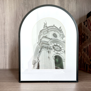 Прямые продажи от производителя: алюминиевые арочные фоторамки нестандартной формы, креативная демонстрационная платформа, современный металл - Product Image 4