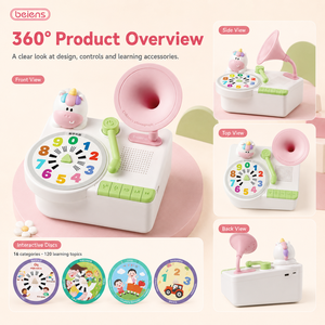 Envío Inmediato: Beiens S9, Caja de Sonidos Educativa <span class=keywords><strong>para</strong></span> Niños, Máquina de Cuentos Bilingüe, Máquina de Lectura, Juguete Educativo Unisex - Product Image 4