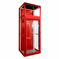 Porte d'ascenseur de villa de luxe moderne en titane brossé doré avec verre dépoli, design 3D personnalisé, garantie 1 an