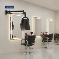 Pengering Rambut Salon Profesional Gaya Baru Wallybeauty, Pengering Rambut Dinding Komersial untuk Salon