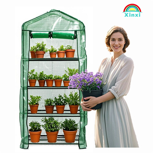 <span class=keywords><strong>Serre</strong></span> De Jardin <span class=keywords><strong>Balcon</strong></span> 4 Niveaux Mini <span class=keywords><strong>Serre</strong></span> PE Couverture Jardin Extérieur Portable Mini <span class=keywords><strong>Serre</strong></span> Tente avec Portes Latérales à Fermeture Éclair - Product Image 1