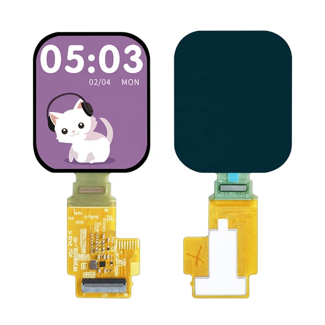 QTSS 2.06 Inch AMOLED Display Module SPI/MIPI 410*502 600cd/m2 CO5300 Driver IC 16.7M Color Socket Mounting for E-Paper Devices