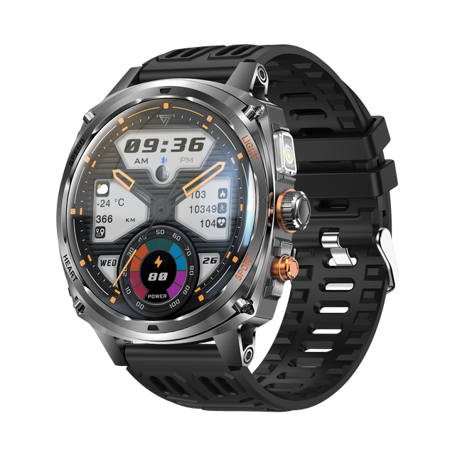V95 Smart Watch Zinc Alloy 1.75 Inch Men's Business Sports AMOLED IP67 Waterproof 4-Day Battery for Fitness Tracker