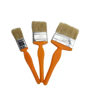 Plástico Handle Black Bristle com Sharp Silk Paint Brushes Preço