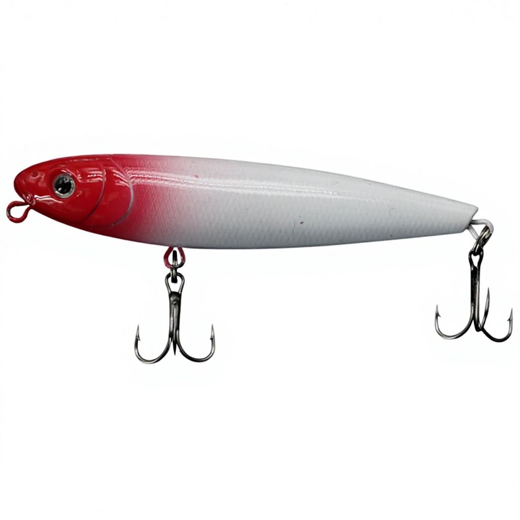 3# red head white body