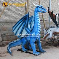 Mon Dino AW015, Dragon Animatronique Réaliste de Haute Qualité pour Attractions Extérieures, à Vendre