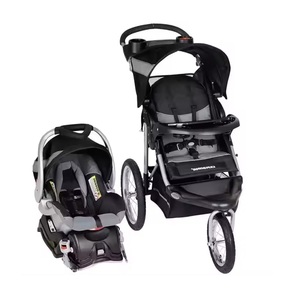 Poussette de voyage pliable multifonctionnelle de luxe moderne pour bébé, très vendue - Product Image 1