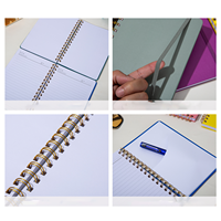 Carnet de notes pour femmes et hommes, 2 carnets à spirales, carnet ligné pour notes de travail, journalisation