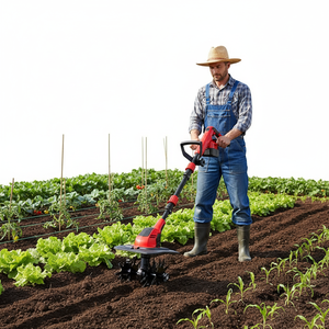 Motoculteur Électrique Sans Fil 21V Sans Balais pour Jardin, Ferme et Parterres de Légumes, Unité Nu Disponible - Product Image 1
