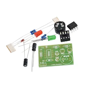 Kit multivibrador de lámpara de flash dual, circuito de estado estable, OEM/ODM NE555, kits electrónicos DIY