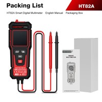 Multimètre numérique portable intelligent professionnel à portée automatique True RMS 4000 points 4 chiffres pour la mesure de résistance