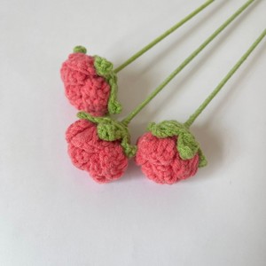 Flores Tejidas a Crochet Hechas a Mano, Flores Artificiales <span class=keywords><strong>de</strong></span> Hilo <span class=keywords><strong>de</strong></span> Lana, Decoración para el Hogar, Regalo, Venta al Por Mayor - Product Image 6