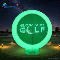 Cible de golf gonflable lumineuse pour la nuit, cible de tir pour le golf